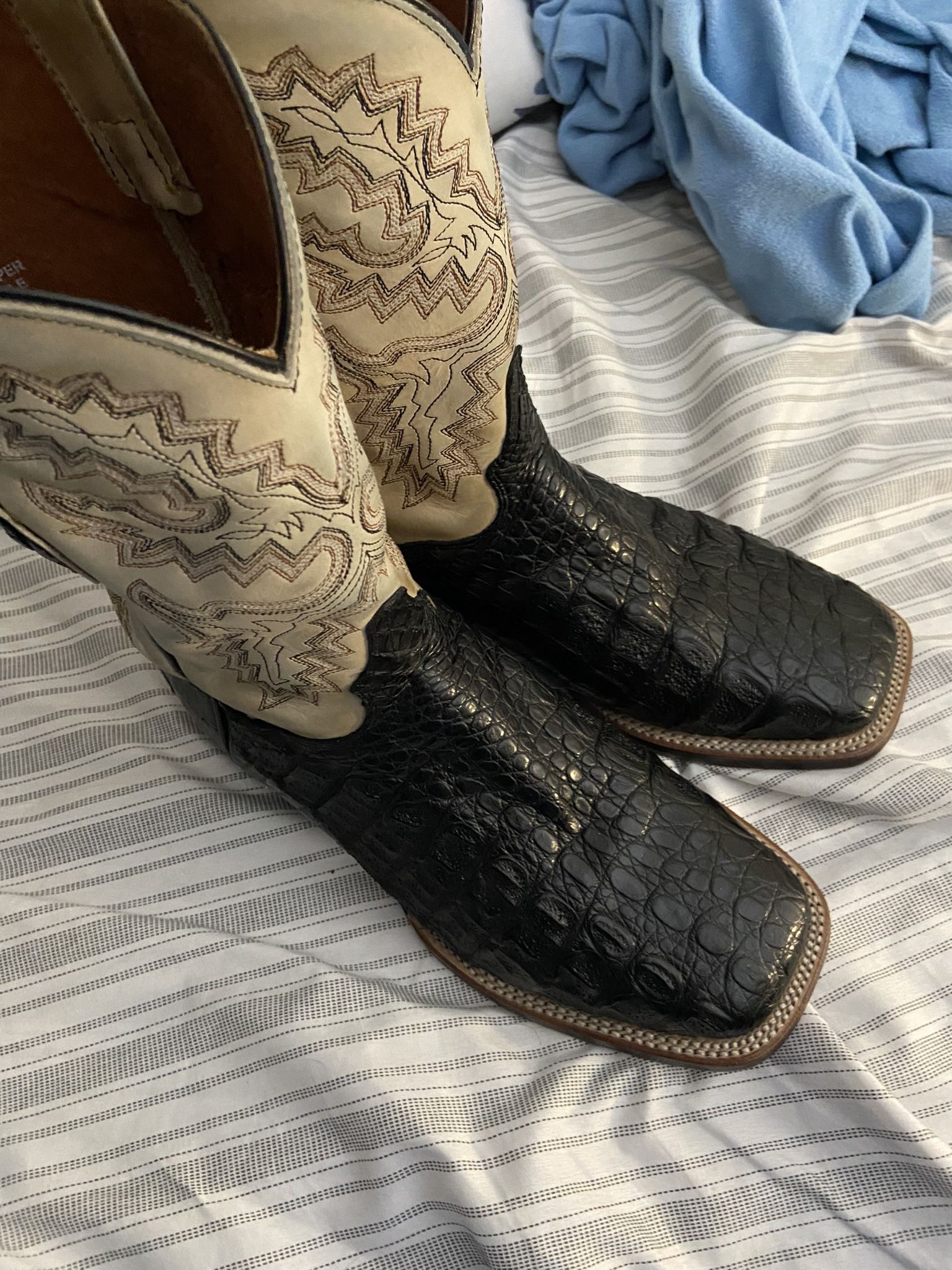 Dan Post Caimen Boots. Color Black. Size 10. EE.