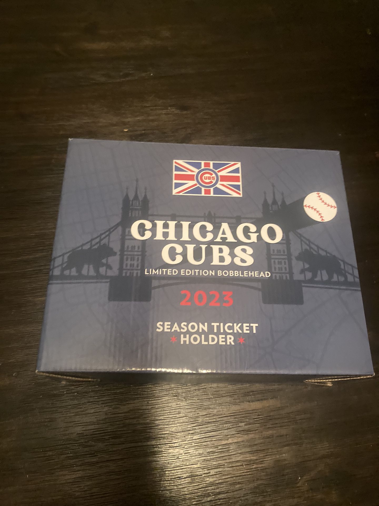 Chicago Cubs 2023 Collectible Season Ticket Holder Bobblehead Lot of 4 New