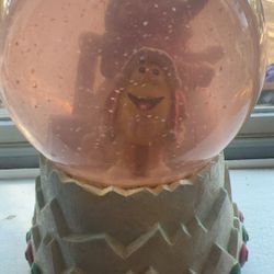 Vintage Rare M&M Musical Christmas Snow Globe