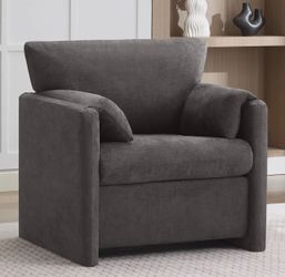 🔥 BRAND NEW IN BOX – Ebern Designs Oversized Chenille Accent Chair 🔥