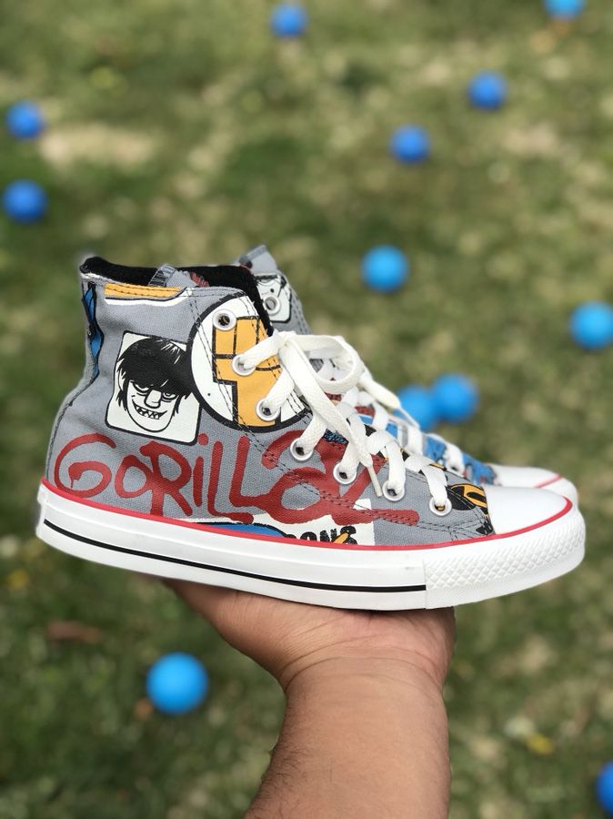Udpakning synd grammatik Gorillaz Converse chuck Taylor's limited edition for Sale in Santa Fe  Springs, CA - OfferUp