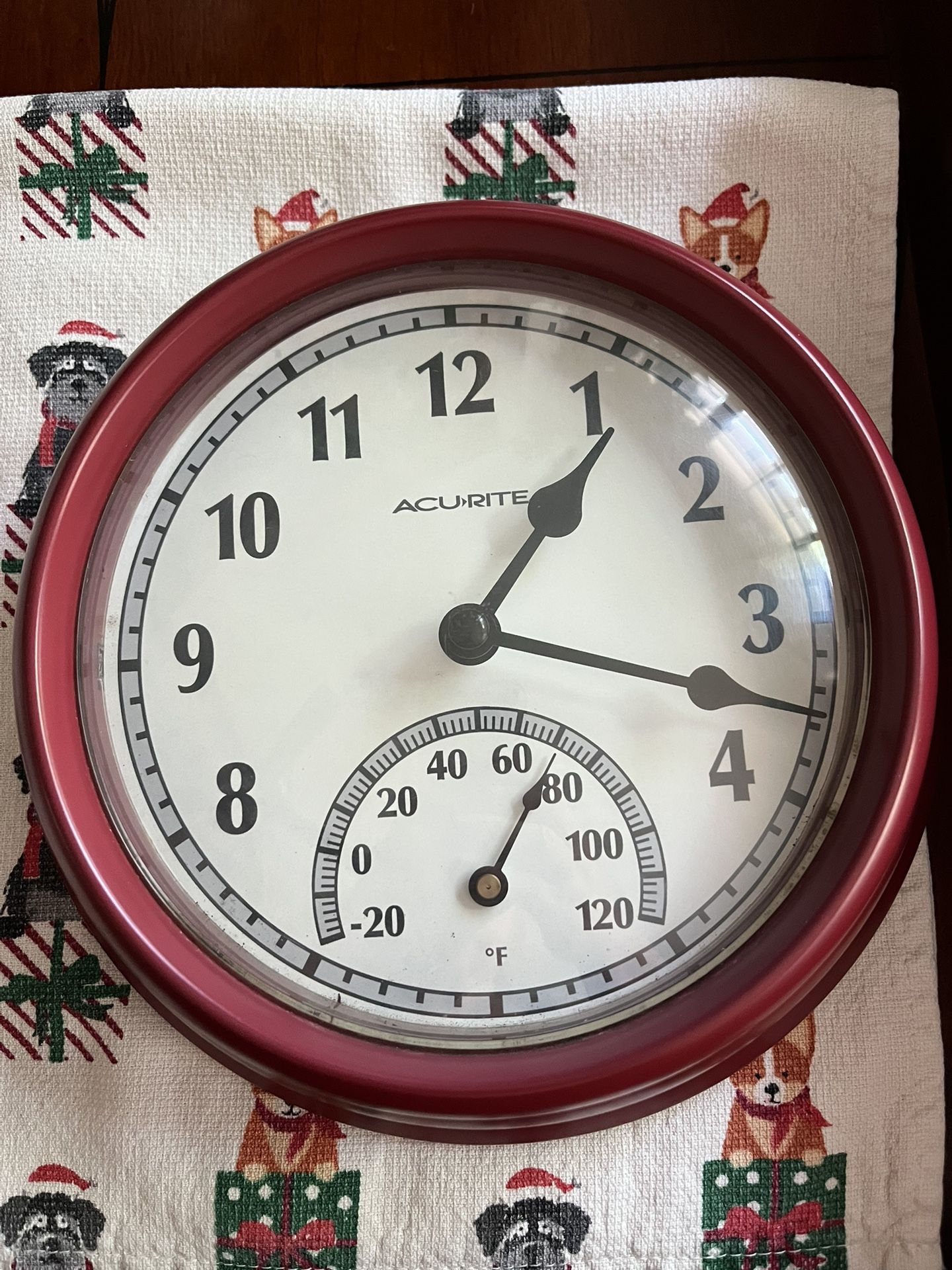 Outside Plastic Clock