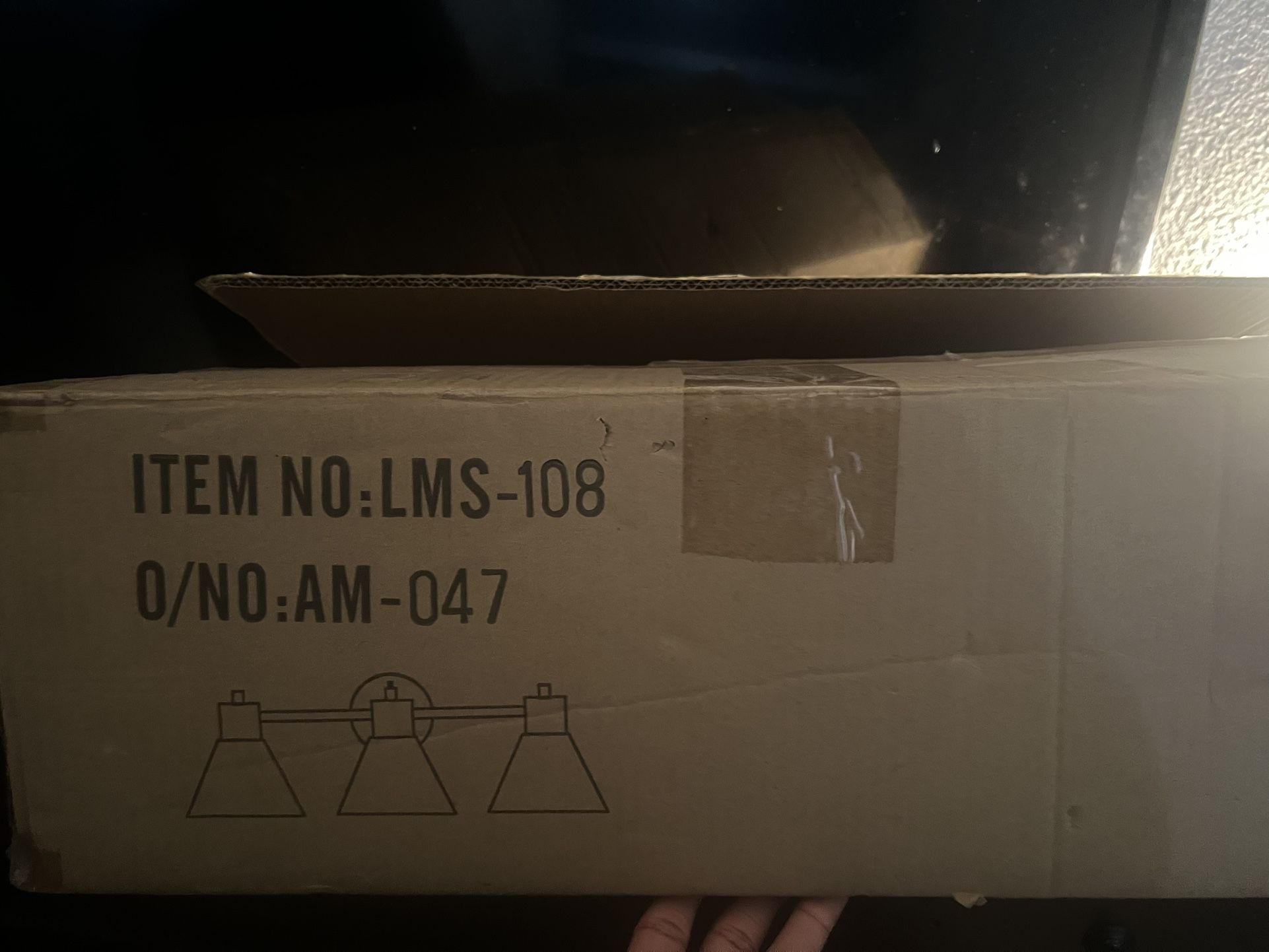 Gold Bathroom Vanity Light Glass Shade