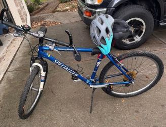 Vintage Specialized Stumpjumper bicycle, featuring an "M2 Metal Matrix" OBO