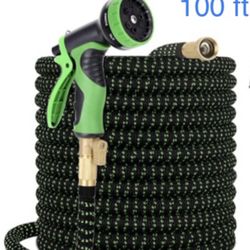 100 Feet Expandable Water Hose With Nozzle