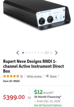 Rupert Neve Designs RNDI