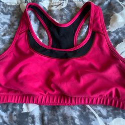 New Balance Used Pink Sports Bra - Size L
