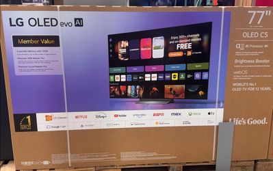 77C5 77” Lg smart 4k oled hdr tv