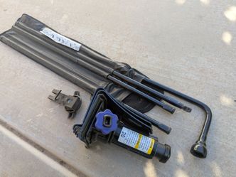 Chevy Silverado 2500 OEM jack & wrench kit. Tool bars blockers.