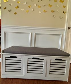 Shoe Bench with Storage