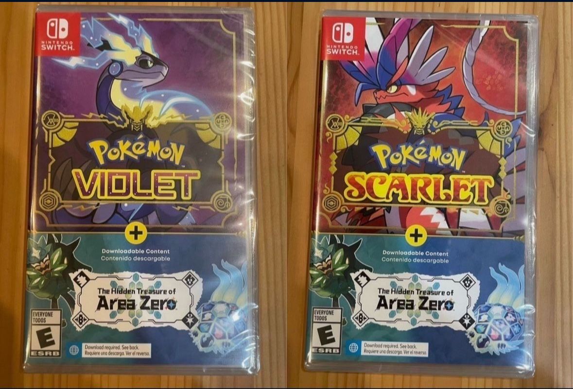 Pokemon Scarlet & Violet Hidden Treasure Of Area Zero DLC ON CART 004 REVISION Bundle (NEW)