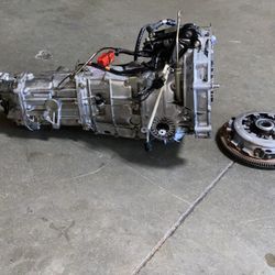 Jdm Used Subaru Ej205 Turbo Manual 5 Speed Transmission , 4.44 Ratio,push Type  