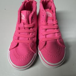 Vans Toddler 5.5 High top Pink