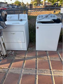 Washer and dryer