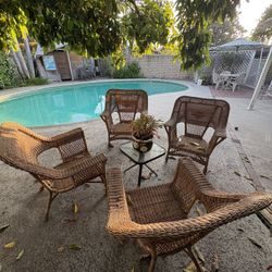 Set Of 4 Patio Chairs