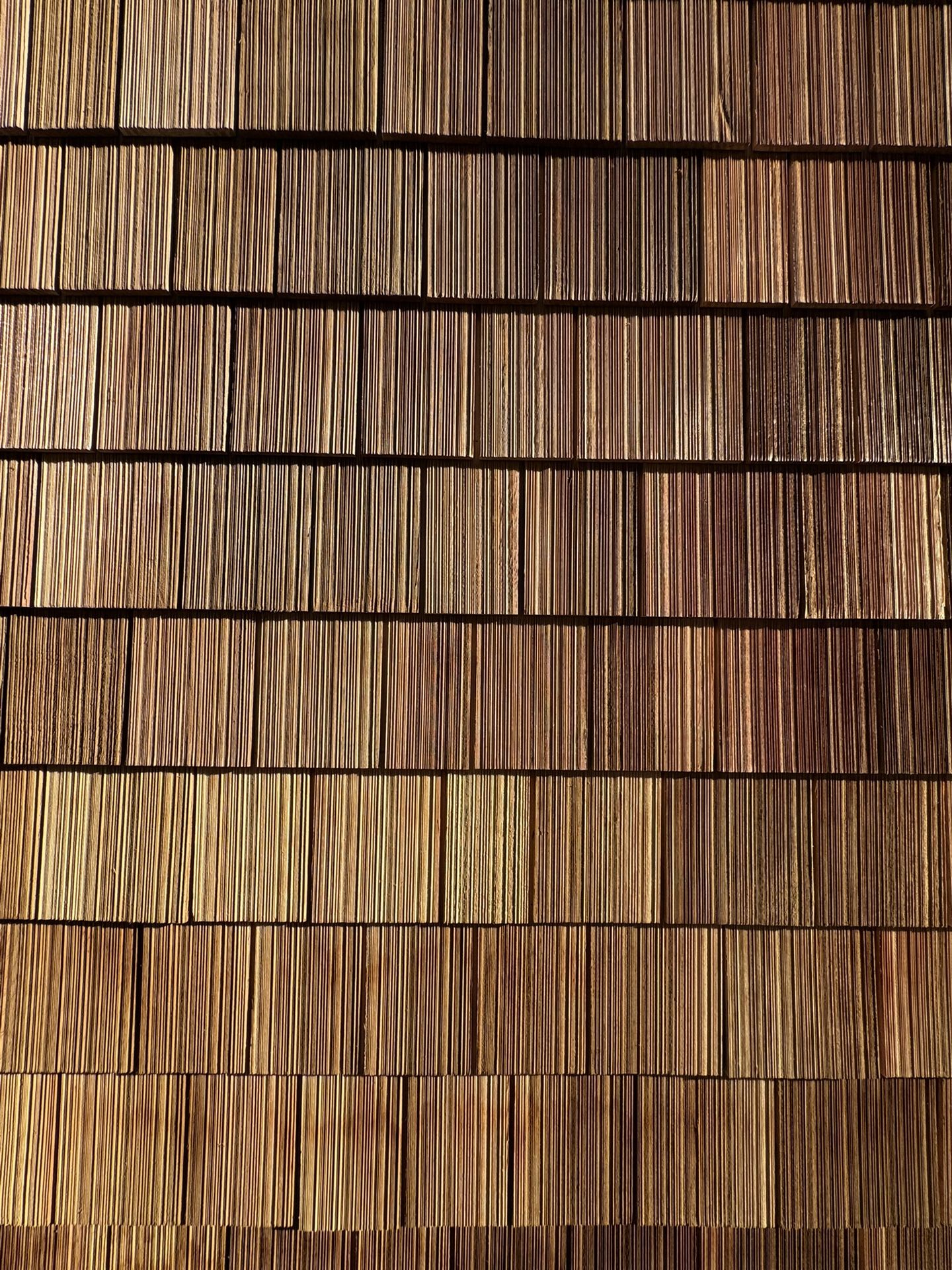 Shingles 18” Western Red Cedar #1 Natural Grooved