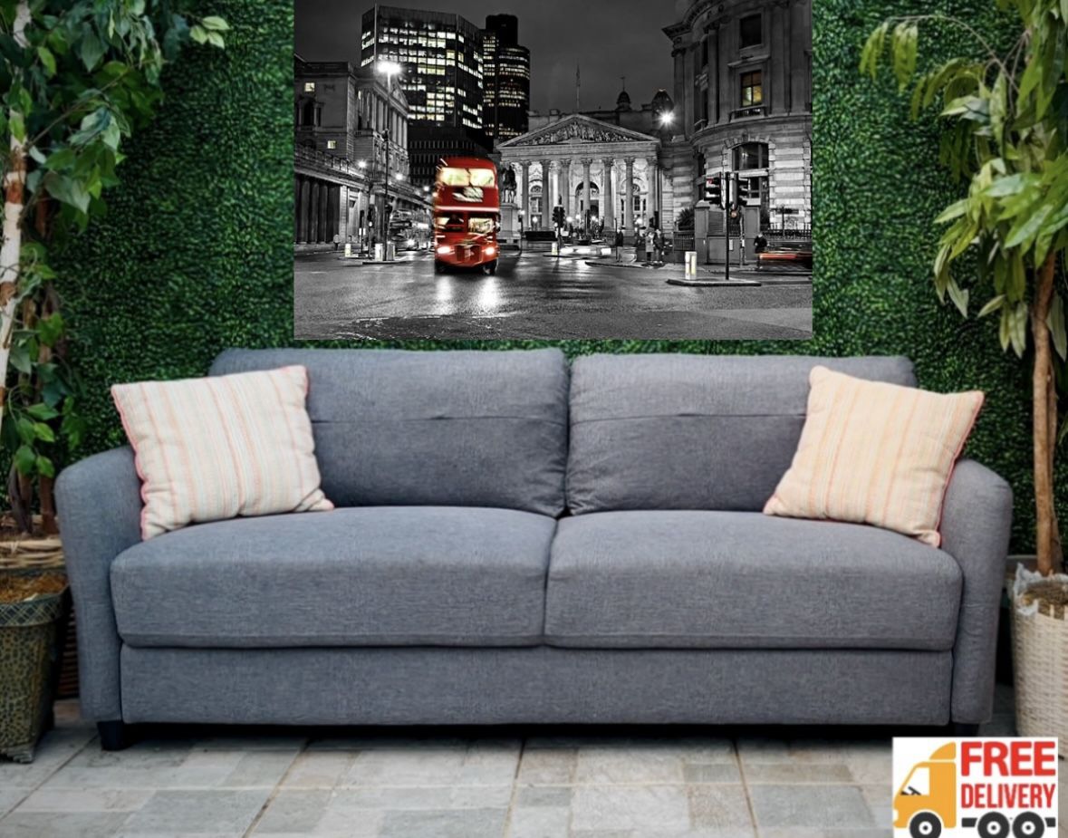 Zinus Furniture Blue Gray Couch 