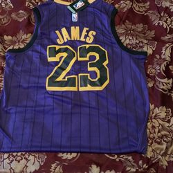 Lebron James Laker Jersey 100%Authentic