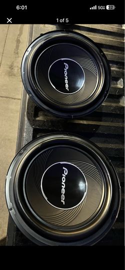 2-10” pioneer subwoofers