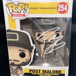 POST MALONE SIGNED FUNKO 254 PSA/DNA