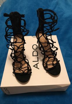 Aldo black high heels 7 1/2