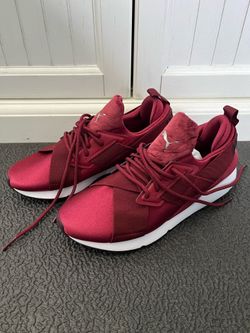 PUMA Ignite Running Shoes Womens US 7.5 Red Lace Up Low Top Athletic Sneakers