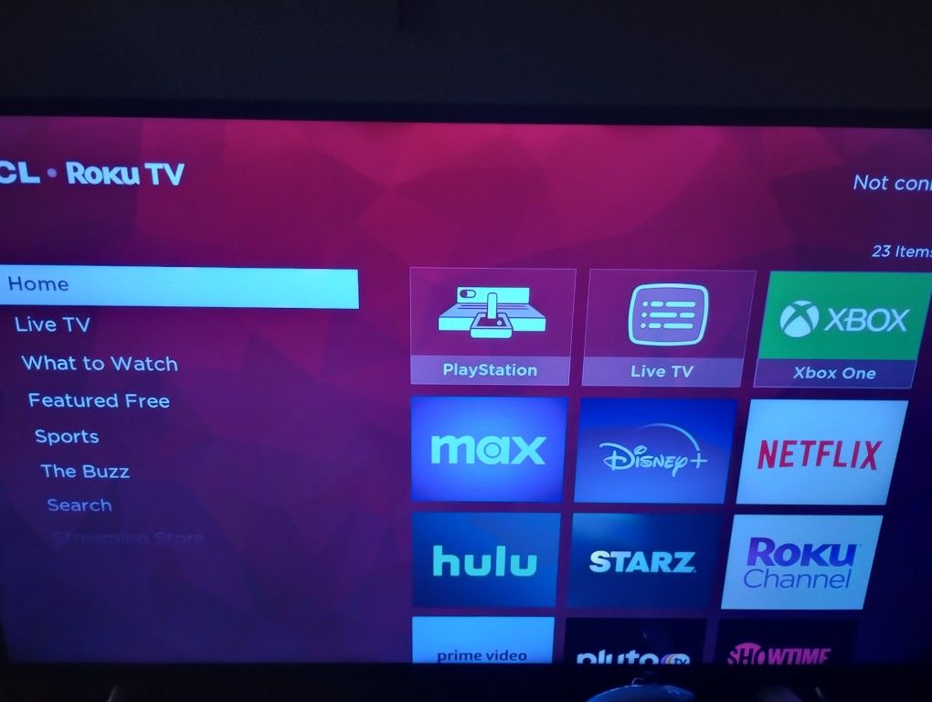 50 Inch 4k Tcl TV w/Roku Remote