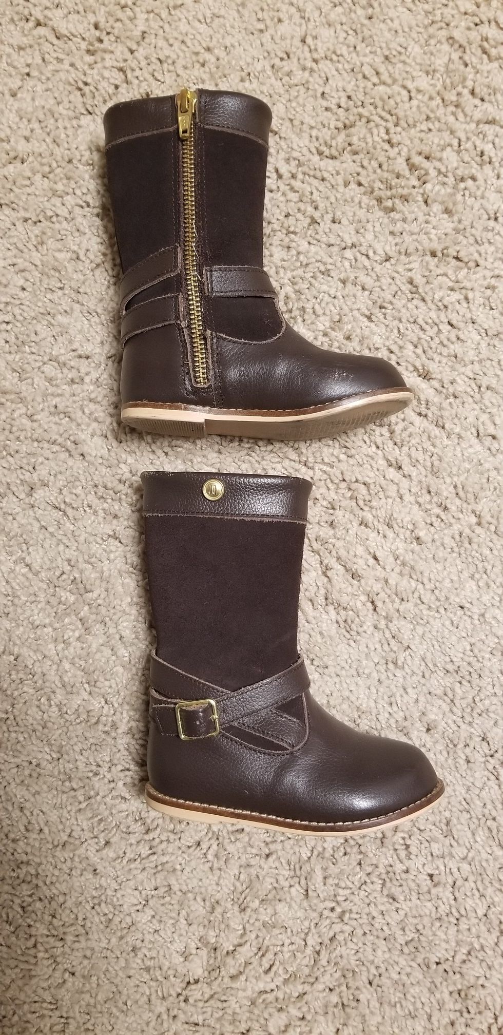 Janie and Jack girl's size 6 leather riding boots