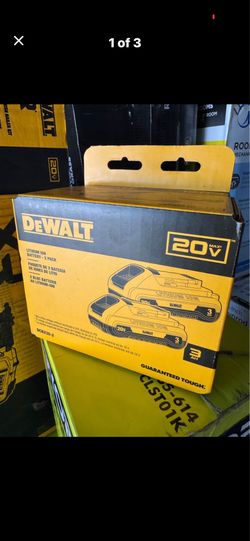 20V MAX Compact Lithium-lon 3.0Ah Battery Pack (2 Pac by DEWALT> Live