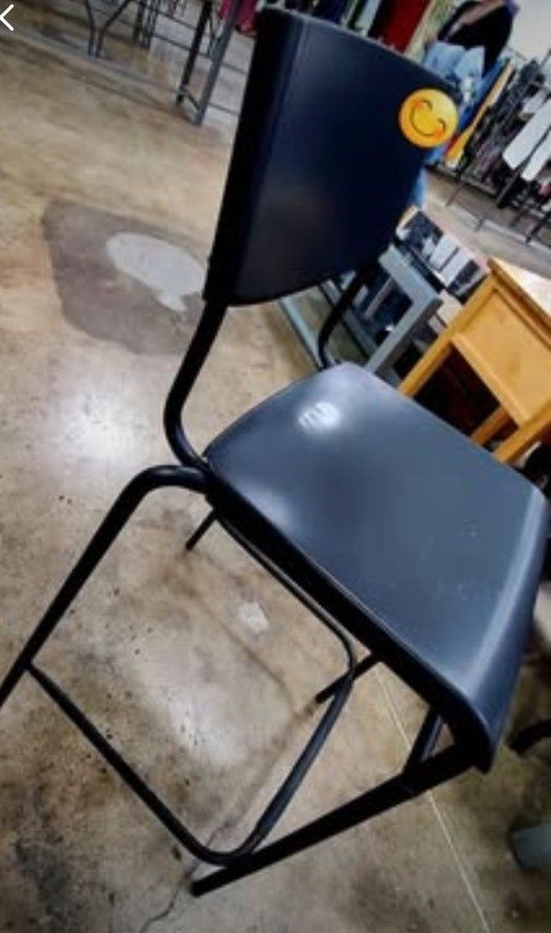 Bar Stools, counter height, Ikea, black