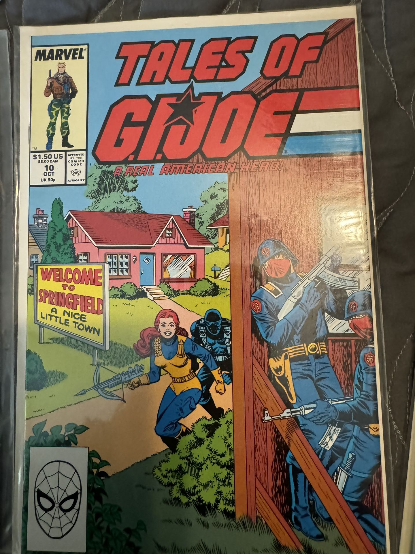Marvel Tales Of GI Joe Comic Books #1 10 All In Excellent Condition And Kept In Plastic Sleeves