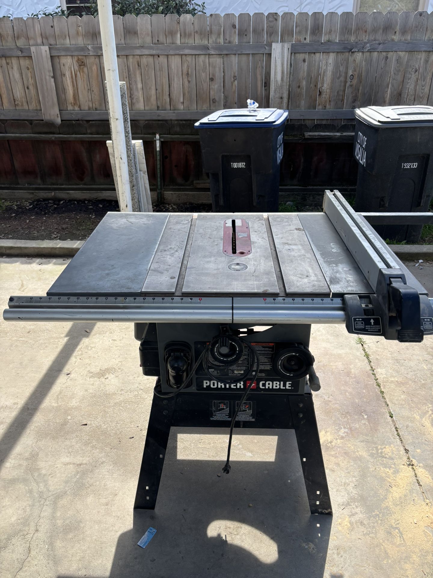 Porter Cable Table Saw