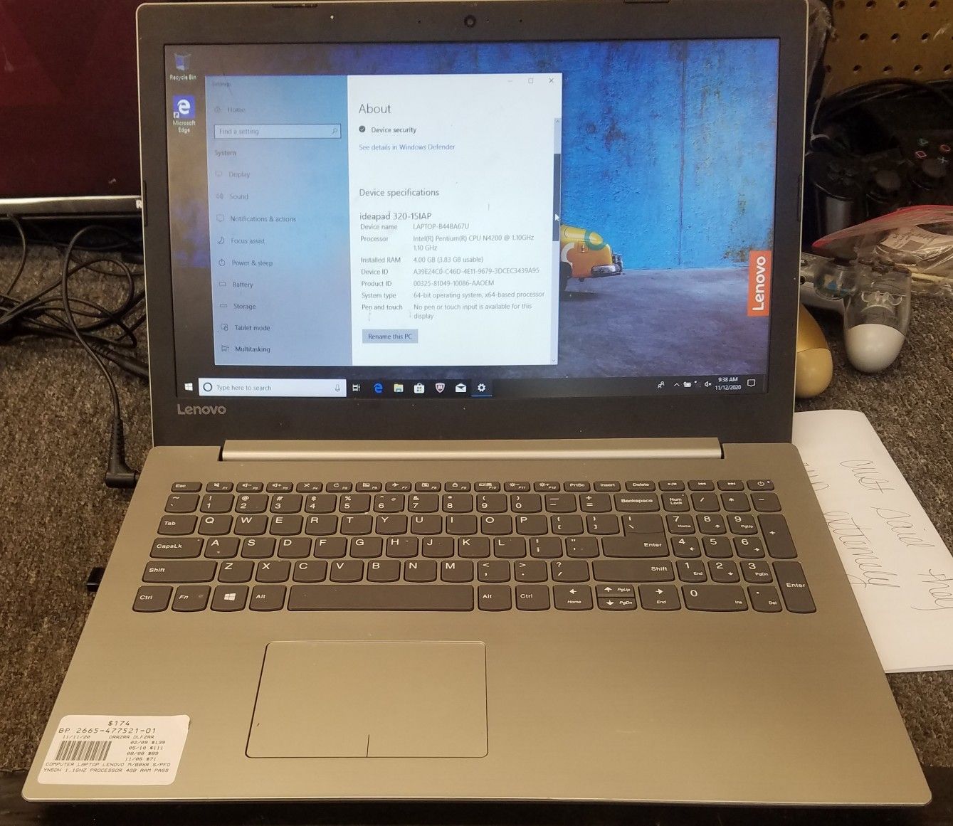 Lenovo ideapad 320 laptop