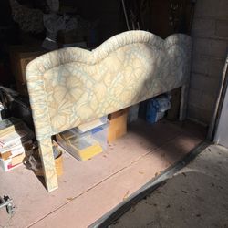 Vintage King Padded Headboard