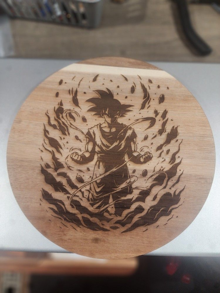 Dragon Ball Wood Engraving 
