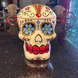 Dia de Los Muertos Jar
