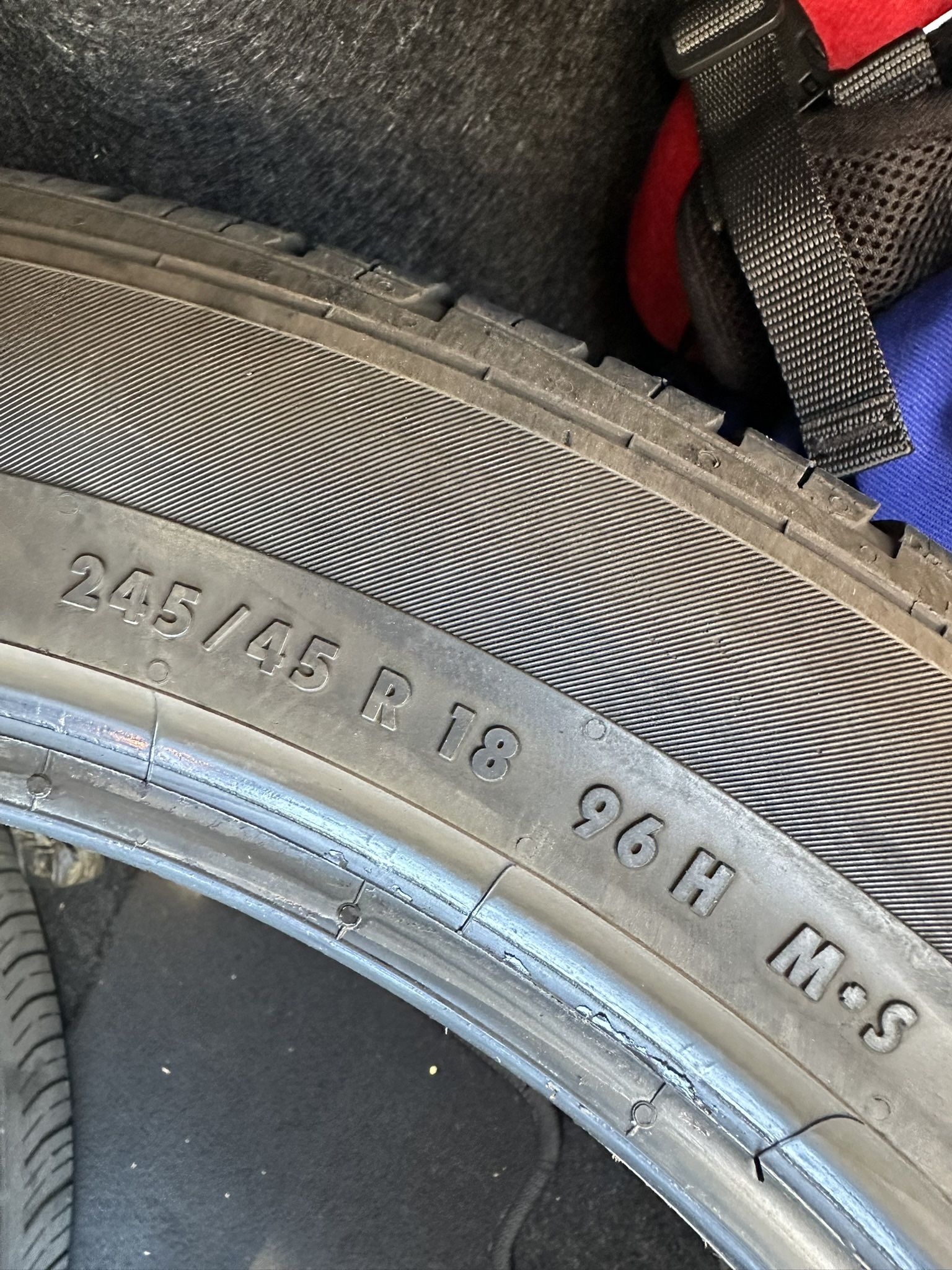 Continentals 245/45r18 Both $50