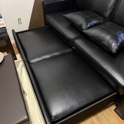 Leather Sofa Sleeper