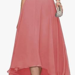 Lace Appliques Mother of The Bride Dress, Size 10, 3/4 Sleeves