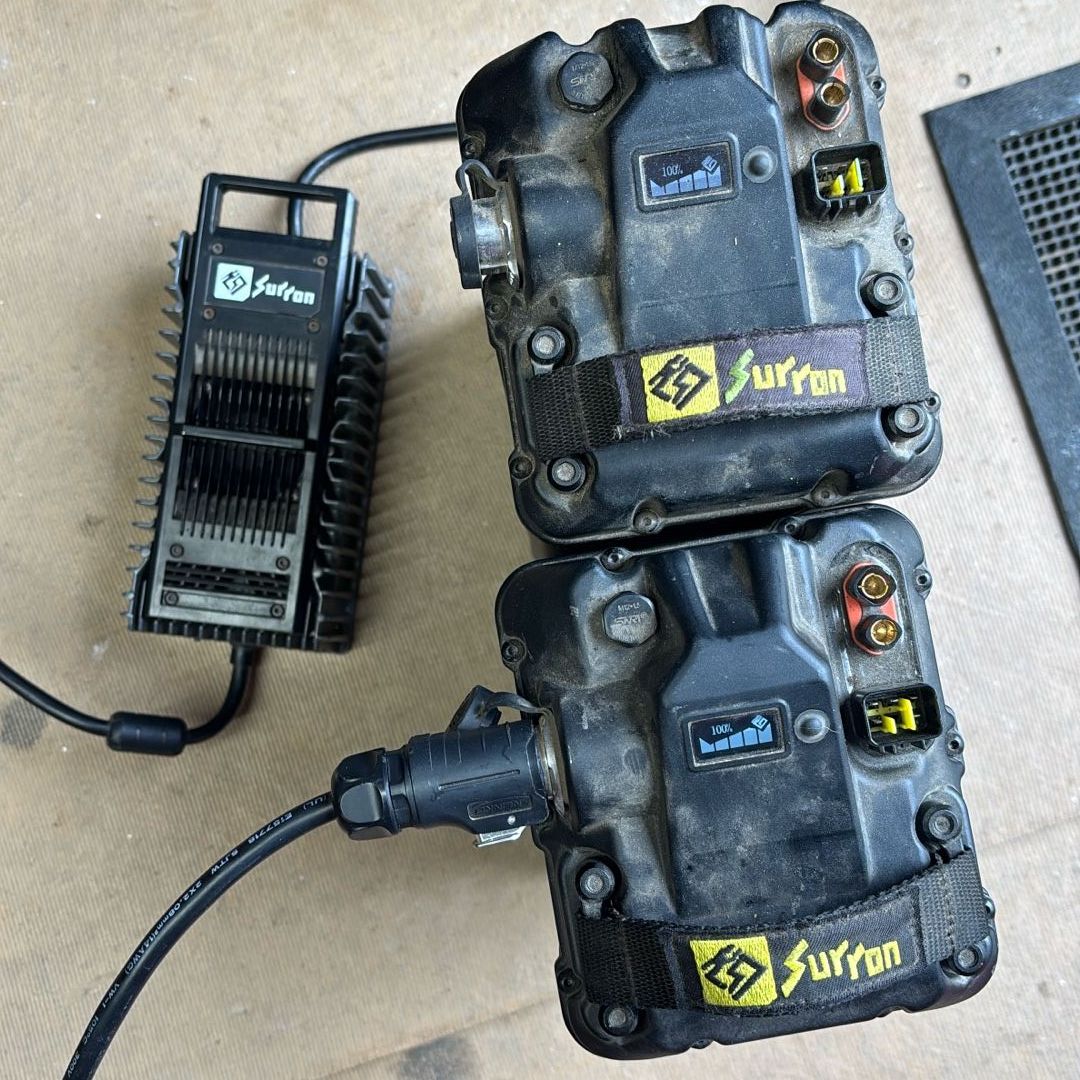 (Serious Buyers and CASH OFFERS Only) 2 Stock Surron Light Bee X Batteries Stock Charger Included
