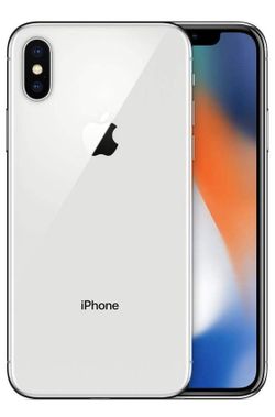 BRAND NEW IPHONE X - 256 G - Unlocked- Silver