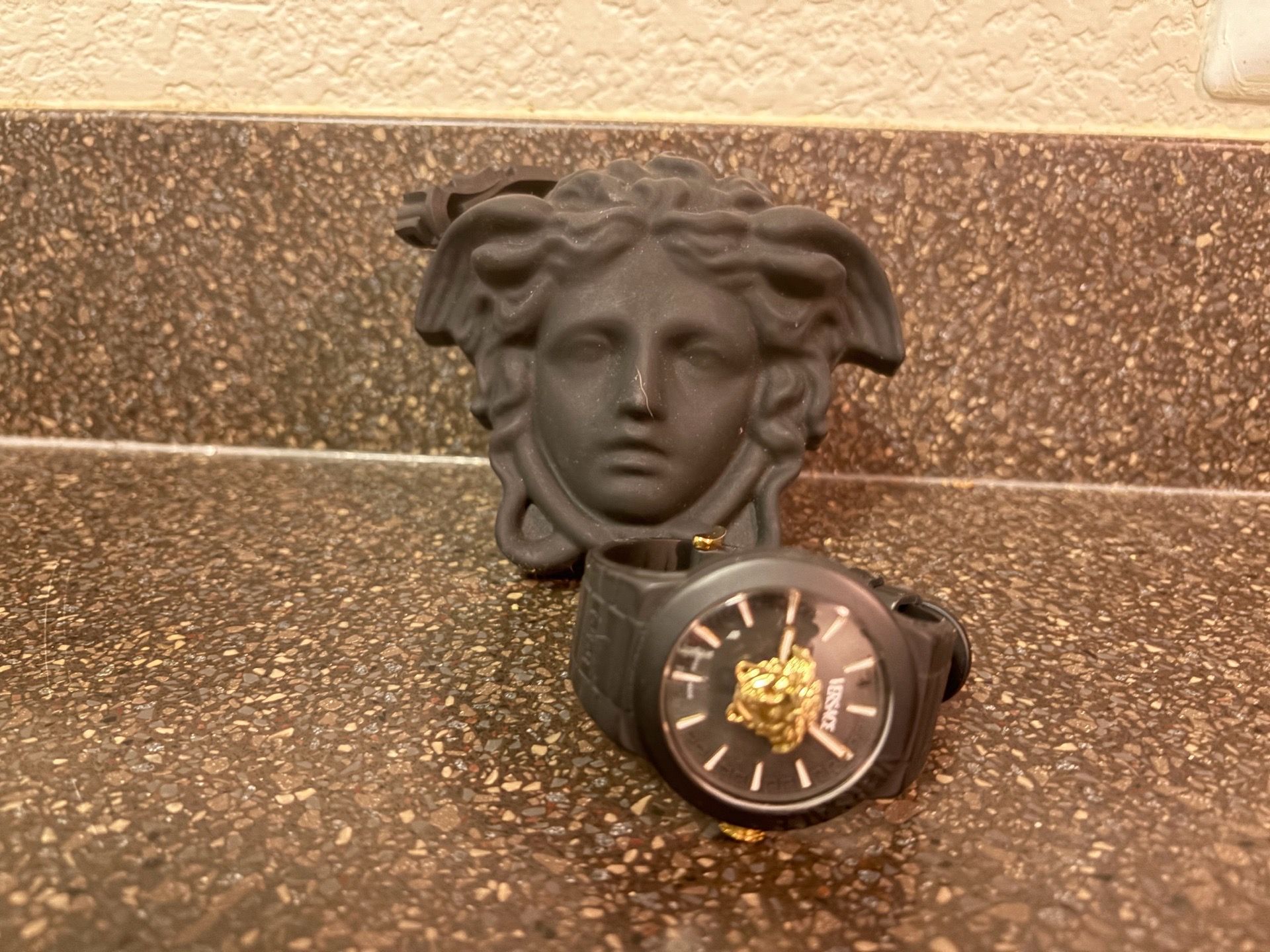 Versace Medusa Watch Black/Gold