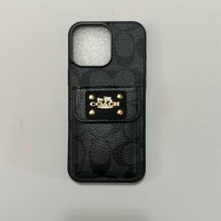 Coach  Leather Card  iPhone Case  $50 OBO
