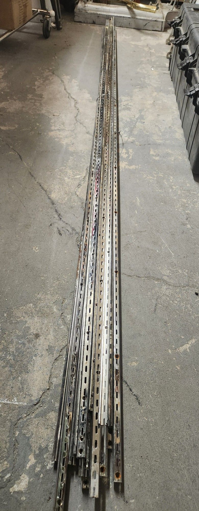 Metal wall shelving brackets