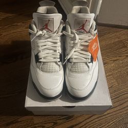 Air Jordan 4 White Cement
