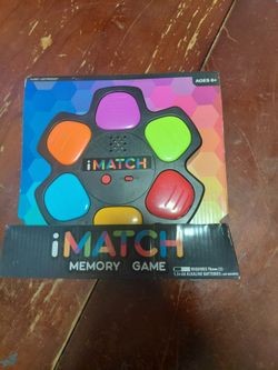 ​Kids Toy Bundle: iMATCH Electronic Memory Game + Plush Lion Stuffed Animal