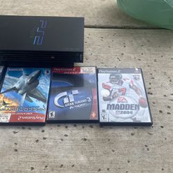 Sega Genesis With 2 Controllers And 14 Games And Case