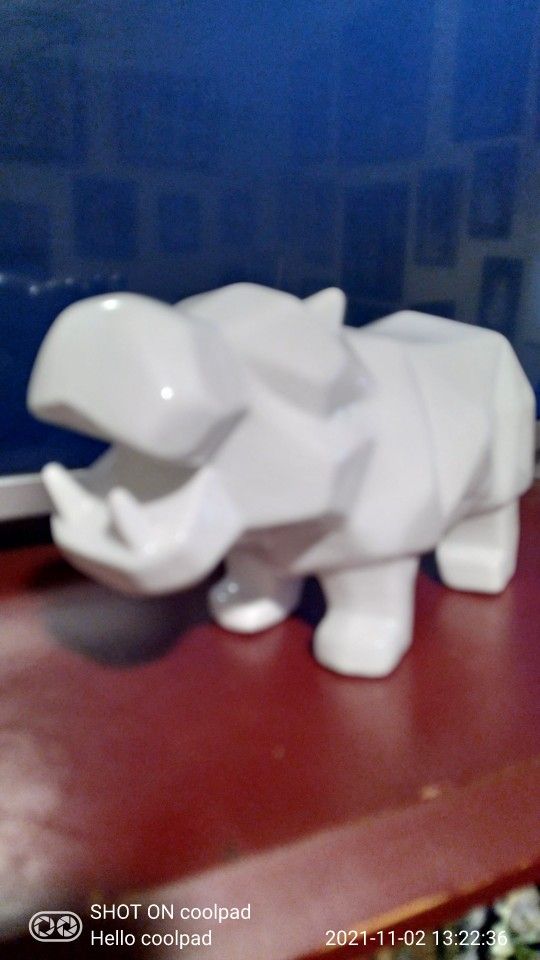 Porcelain Hippo