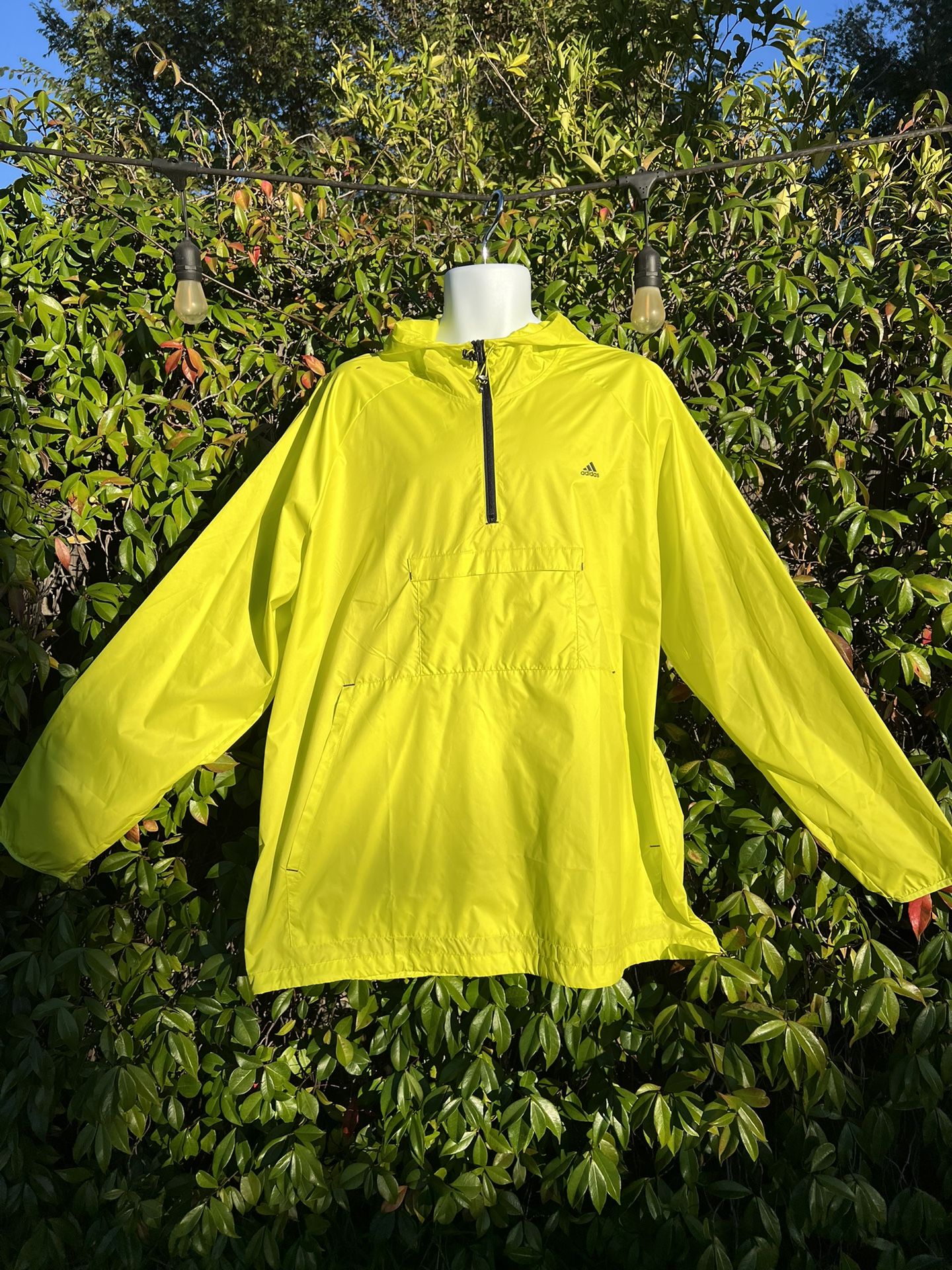 Men’s Yellow Adidas Windbreaker 