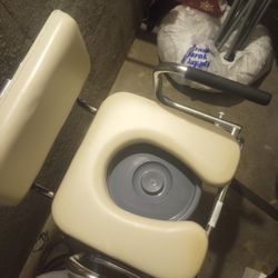 Medline Heavy Duty Padded Drop Arm Cammode 